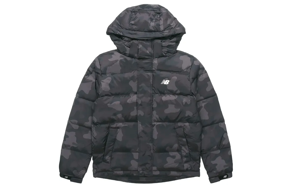New Balance Down Jackets Men's Multicolor Hooded Moderate