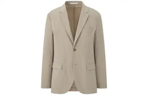 UNIQLO Business Suit Men's Dark Beige