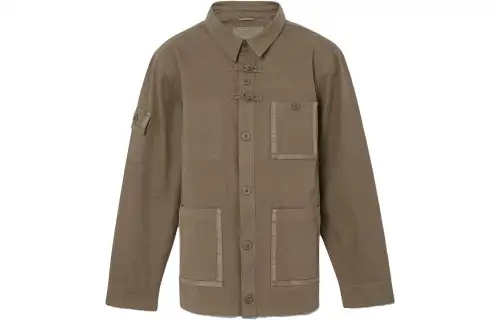 Timberland X CLOT Jackets Unisex Brown Lapel Moderate Other