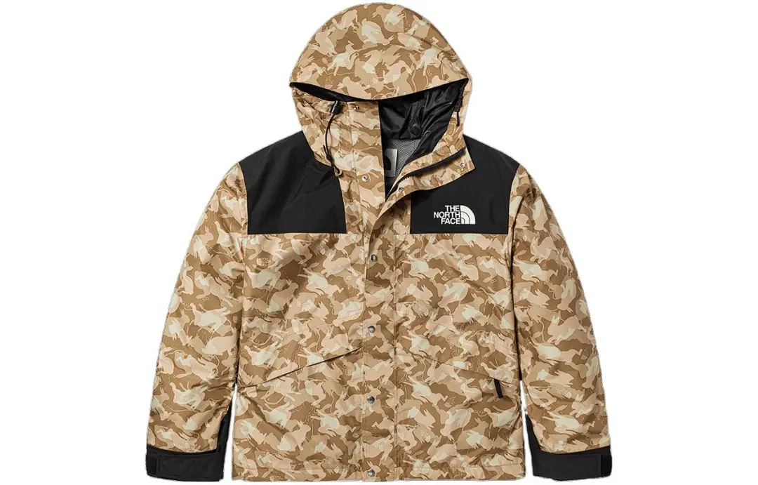 THE NORTH FACE Urban Exploration Waterproof, Windproof, Breathable, Water Repellent Windbreaker Jacket Unisex Brown