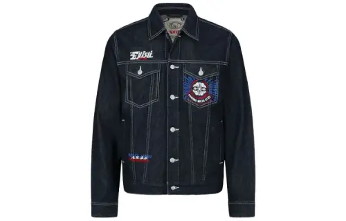 EVISU Denim Jacket Men's Denim Blue