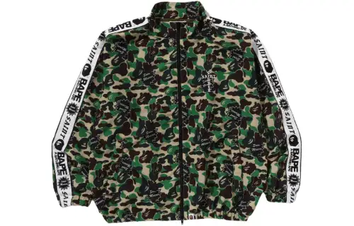 A Bathing Ape camouflage-print bomber jacket
