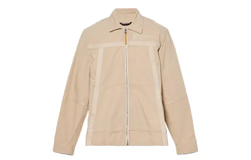 Timberland Jackets Unisex Khaki Lapel Moderate Hard Shell