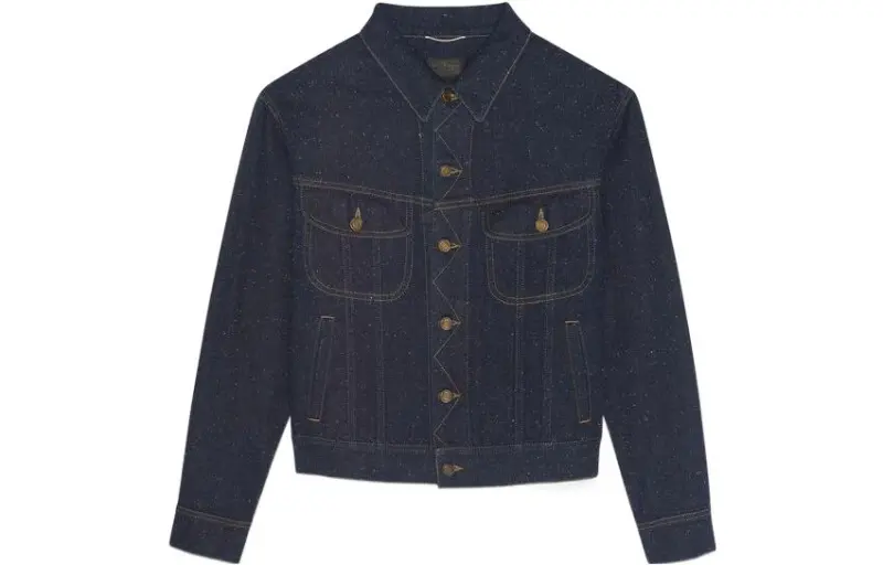 SAINT LAURENT Coat Men's Navy Blue