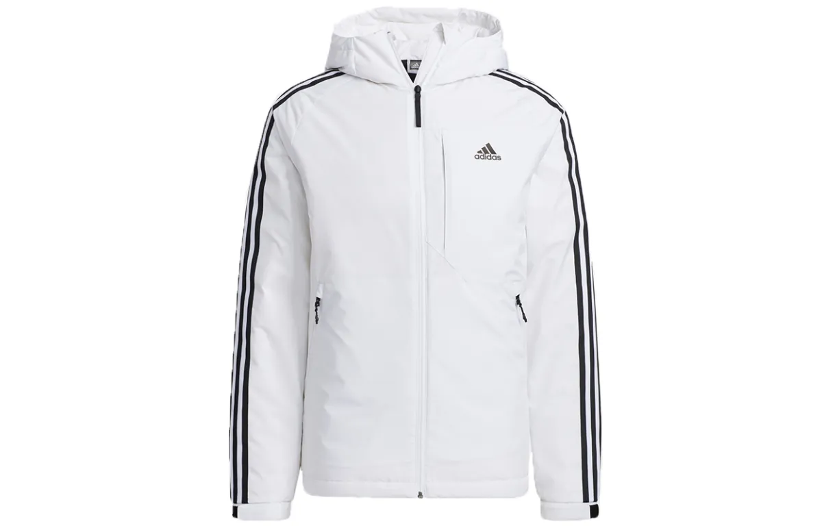 Adidas 3 Stripes Down Jacket Winter Men's White