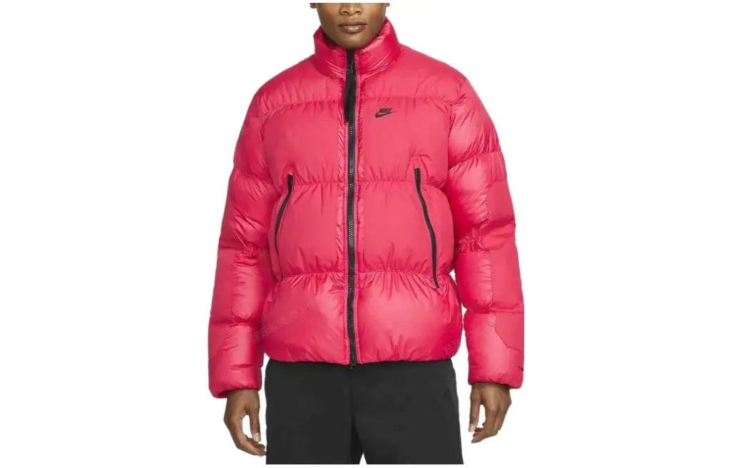 Nike Jackets Men's Red Stand Collar Moderate Other