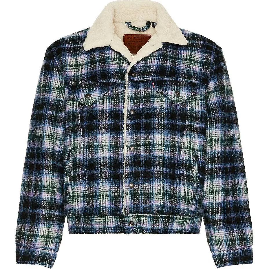 Levi's Jackets Men's Blue Lapel Moderate Other