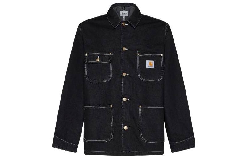 Мужская куртка Carhartt WIP SS23 Logo (черная)