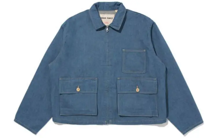 Levi's Jackets Men's Dark Indigo Lapel Moderate Other
