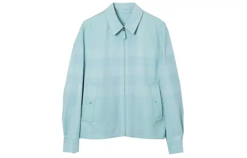【Previous Season】Harrington check-print reversible jacket