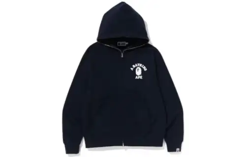 Bape College Relaxed Fit Full Zip Hoodie SS23