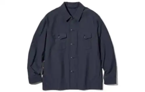 UNIQLO Jackets Unisex Navy Blue Lapel Moderate Other