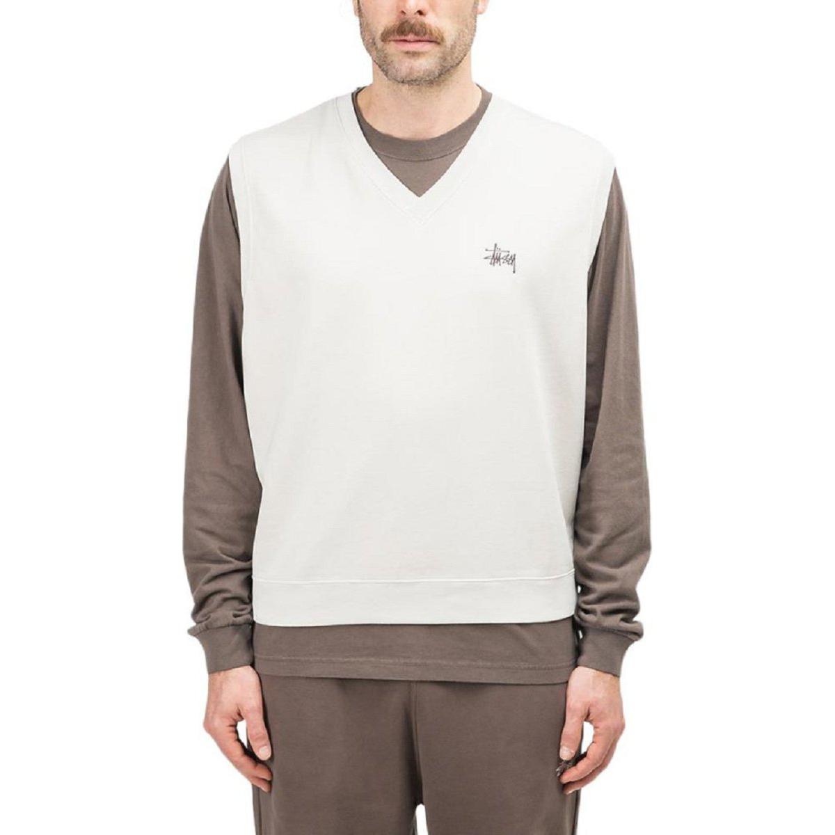 Мужская майка Stussy (белая) — фото 1