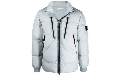 STONE ISLAND FW21 Down Jacket Unisex Blue