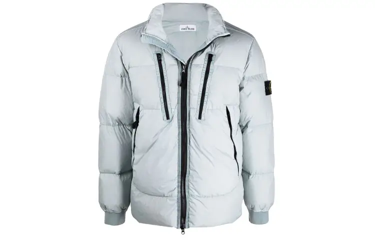 STONE ISLAND FW21 Down Jacket Unisex Blue