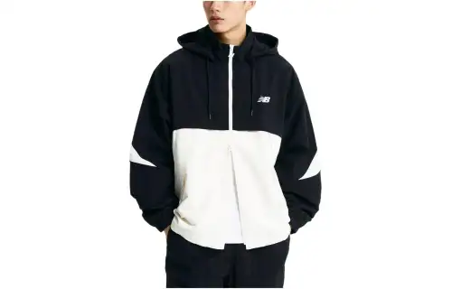 New Balance Jackets & Coats Unisex Black White