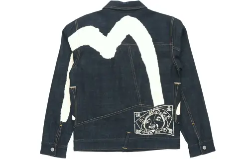 EVISU Denim Jacket Men's Dark Blue