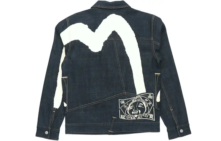 EVISU Denim Jacket Men's Dark Blue