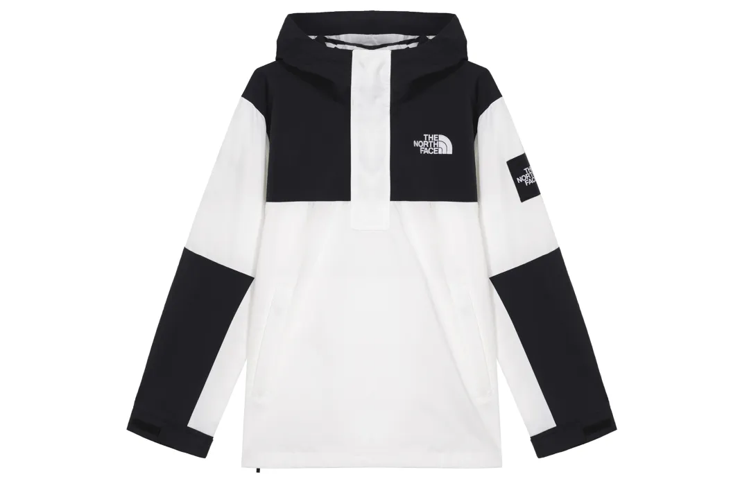 THE NORTH FACE Windbreaker Jackets Unisex White Hooded Moderate