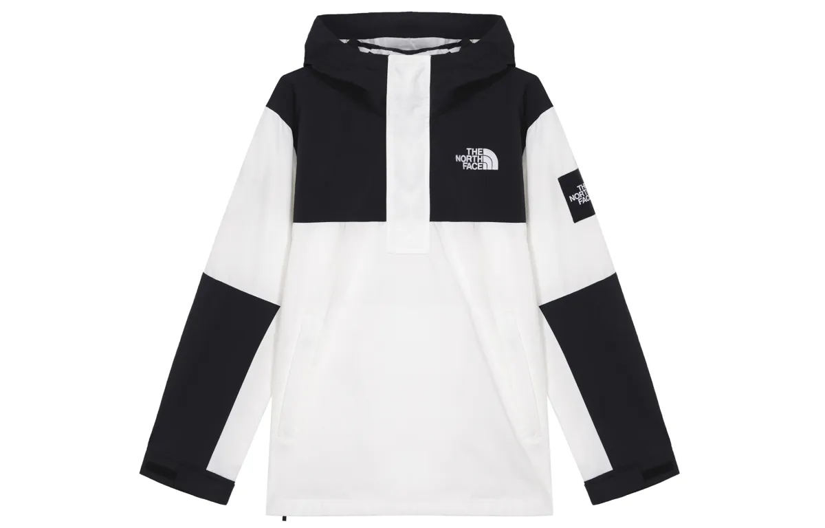 THE NORTH FACE Windbreaker Jackets Unisex White Hooded Moderate Straight Fit