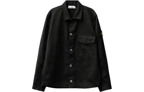 STONE ISLAND SS23 Jackets & Coats Men's Black
