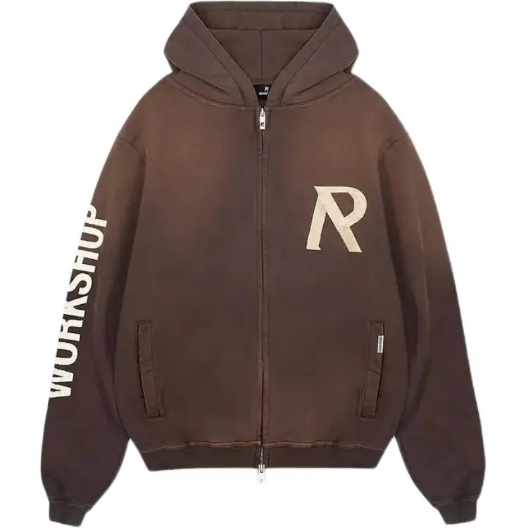 REPRESENT Logo tape Zip up Hoodie
