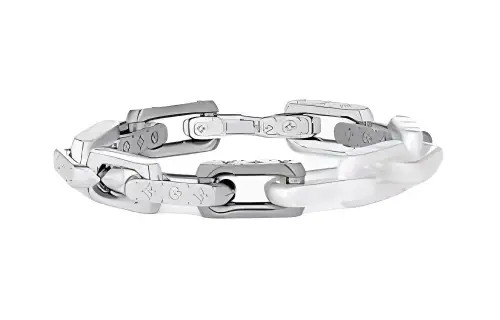 LOUIS VUITTON Stainless Steel, Resin, Enamel Bracelets Men's Silver