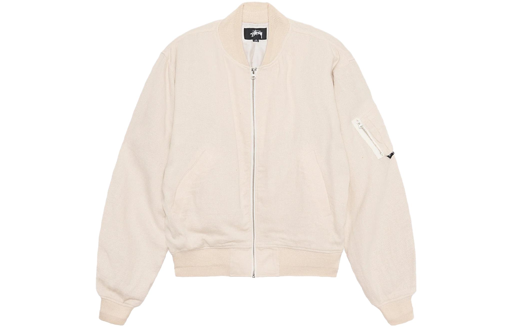 Куртка Stussy SS23 Linen Beach Bomber (черная)