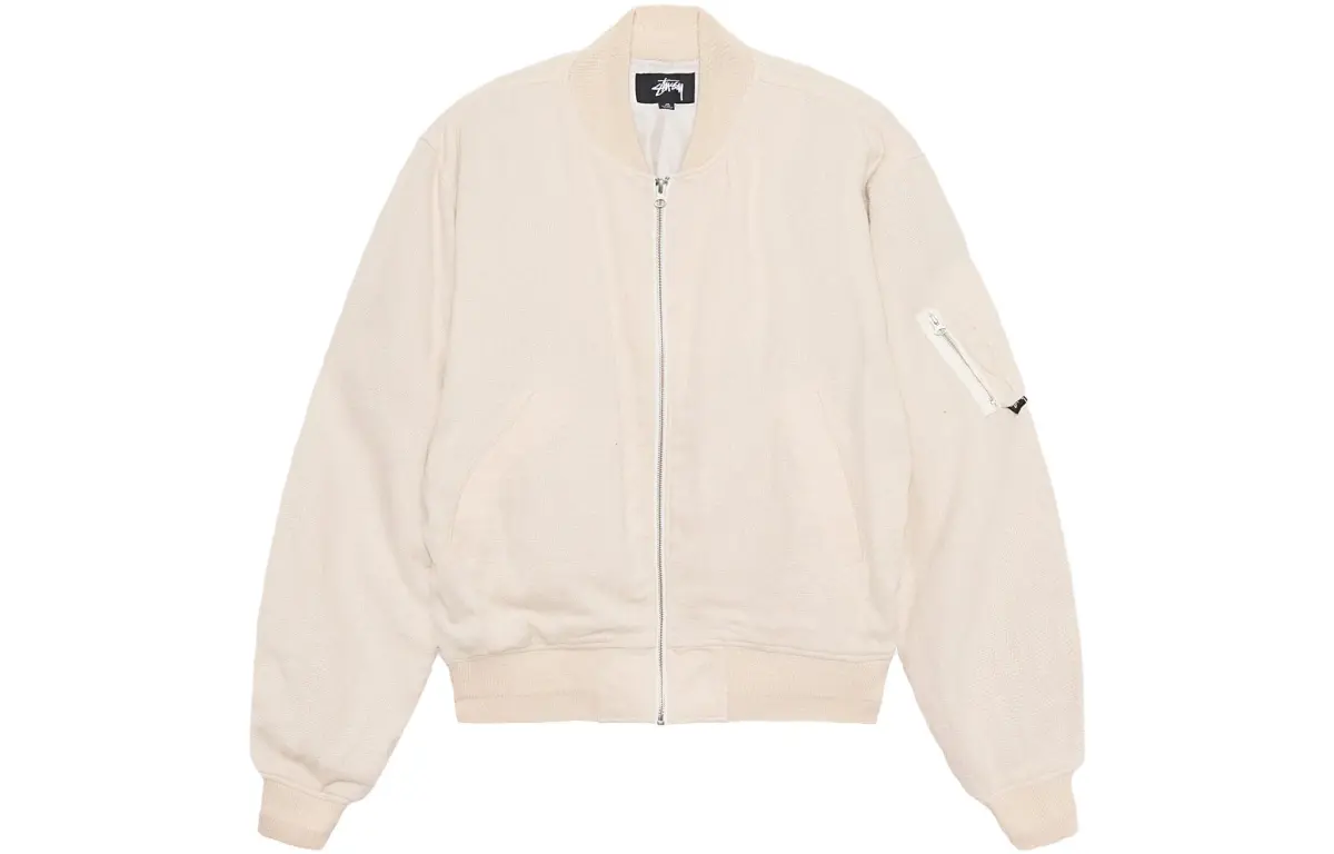 Stussy Linen Beach Bomber