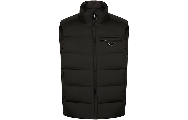 Мужской жилет Prada Re-Nylon (черный)