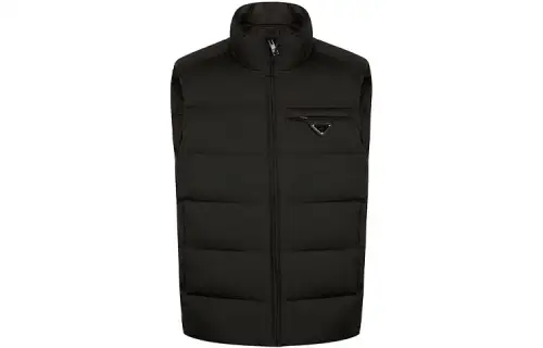 PRADA Triangle-Logo Padded Gilet