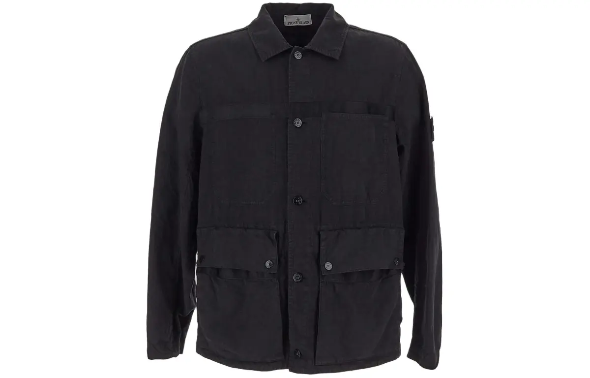 STONE ISLAND Buttoned Collared Jacket