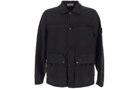 STONE ISLAND Buttoned Collared Jacket