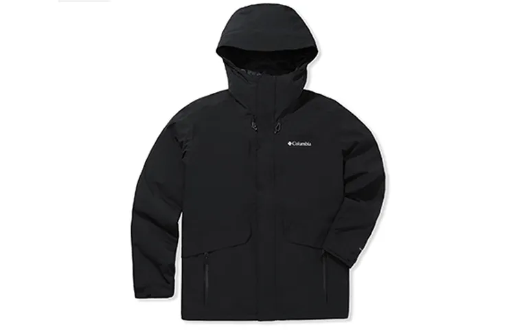 Columbia Waterproof, Windproof, Breathable, And Thermal Windbreaker Jacket Men's Black