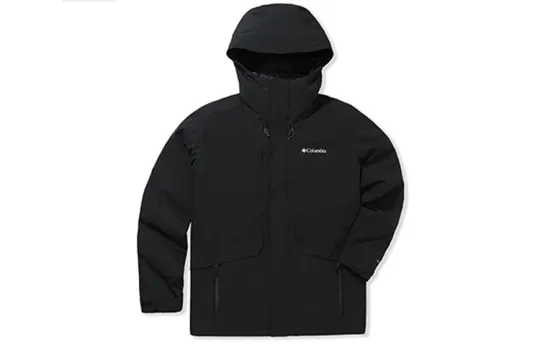 Columbia Waterproof, Windproof, Breathable, And Thermal Windbreaker Jacket Men's Black