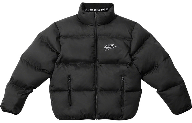 Куртка Supreme x nike reversible puffy jacket SS21 (мультиколор) — фото 6
