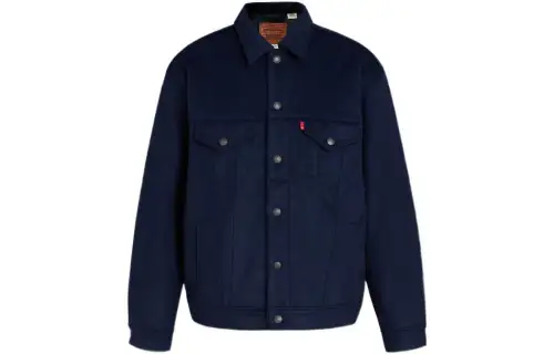 Levis Denim Jacket Men's Dark Blue