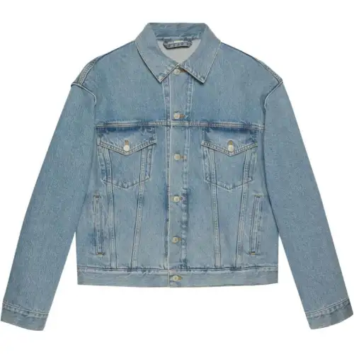 GUCCI x Gremlins Denim Jacket Men's Light Blue
