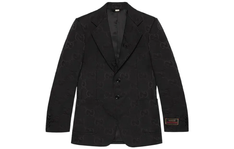 GUCCI SS22 Business Suit Coat Men's Black