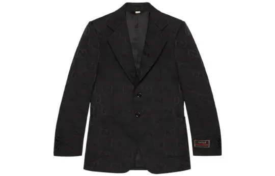 GUCCI SS22 Business Suit Coat Men's Black