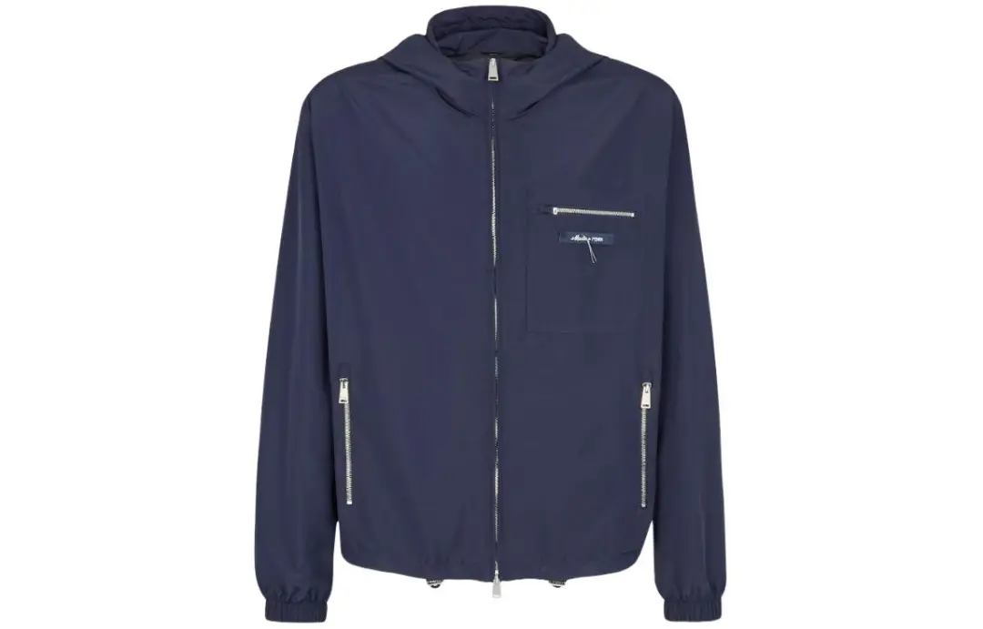 FENDI Jackets & Coats Men's Blue