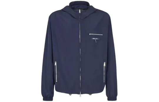 FENDI Jackets & Coats Men's Blue