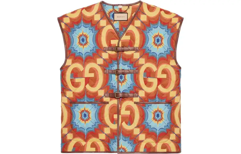GUCCI Gg Kaleidoscope Quilted Vest