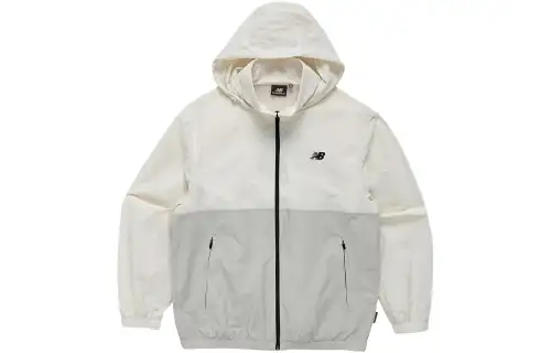 New Balance Jackets Men's White Hooded Moderate Other