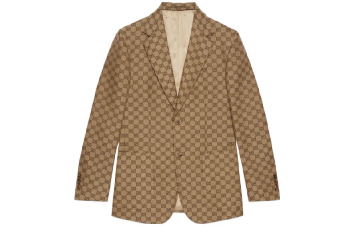 Мужская куртка Gucci FW23 Logo (каки)