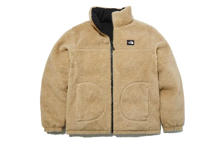 THE NORTH FACE Ss22 Reversible Fleece Jacket Brown Unisex Korea Version