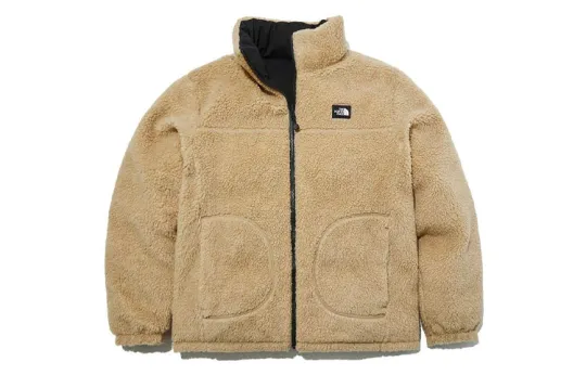 THE NORTH FACE Ss22 Reversible Fleece Jacket Brown Unisex Korea Version
