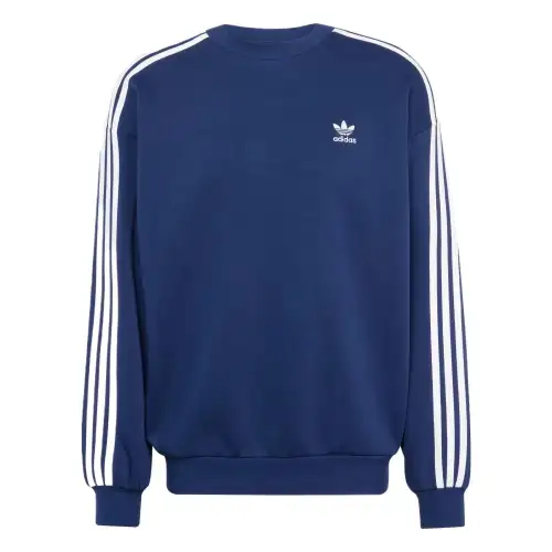 Adidas Free Shipping With AdiClub Essentials 3 Stripes Fleece Sweatshirt