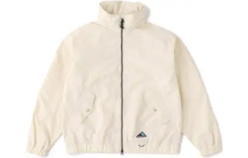 New Balance Jackets Men's Beige Stand Collar Moderate Other