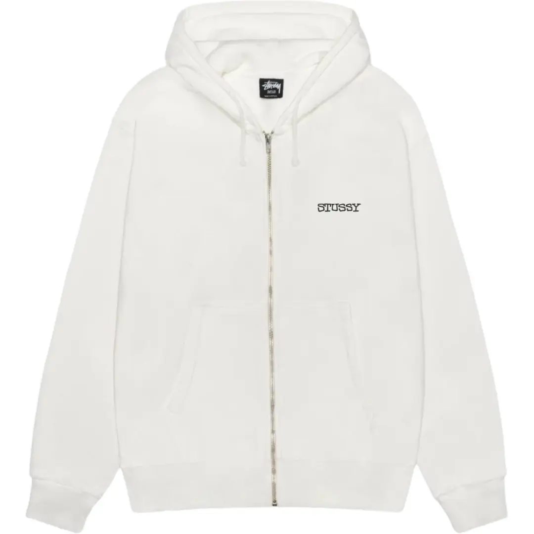 Stussy Jumbo Pigment Dyed Zipped Hoodie